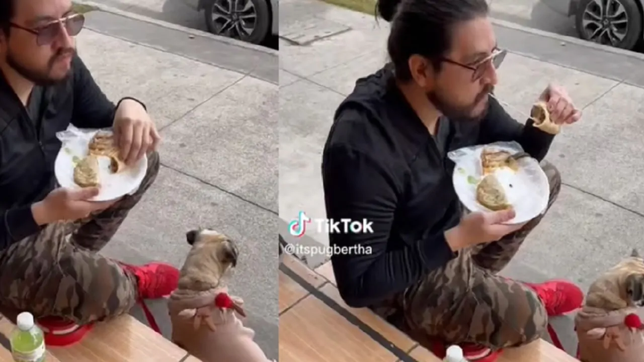 No lo fanno entrare con il suo cane in un ristorante, lui decide di fare un gesto che ha suscitato tanti commenti positivi