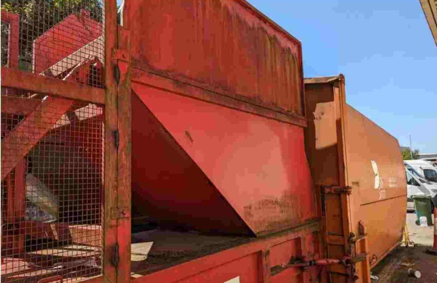 Una mamma gatta e il suo cucciolo scoperti dentro un compattatore acceso. Solo l’intuito degli operai ha evitato una tragedia.