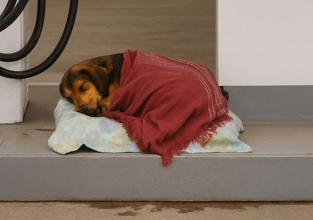 Per giorni ha dormito tra le pompe di benzina cercando calore. Poi la gentilezza di un uomo gli ha cambiato la vita per sempre.