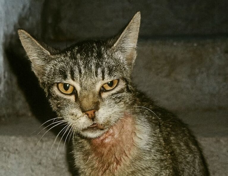 Per anni ha vissuto con un filo conficcato nel collo, cresciuto nella carne. Oggi Tofi è salvo, grazie all’amore e al coraggio di chi lo ha salvato.