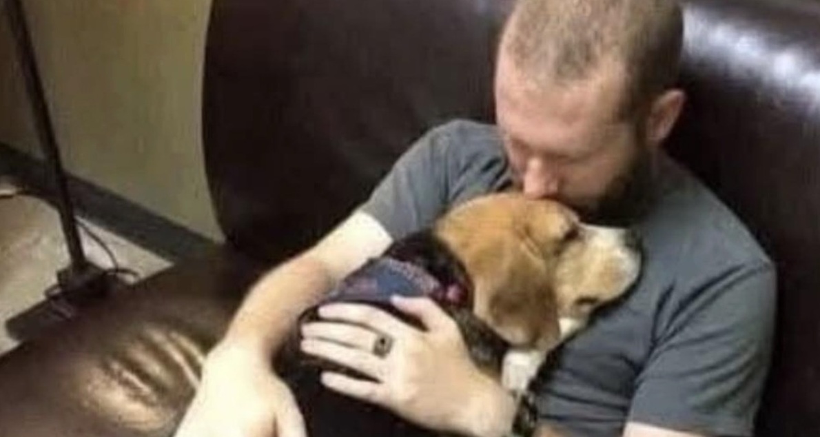 Una storia di amore puro e coraggio: un papà costretto a dire addio al suo cane, dopo anni di vita insieme. Ora lui lo veglia da lassù.