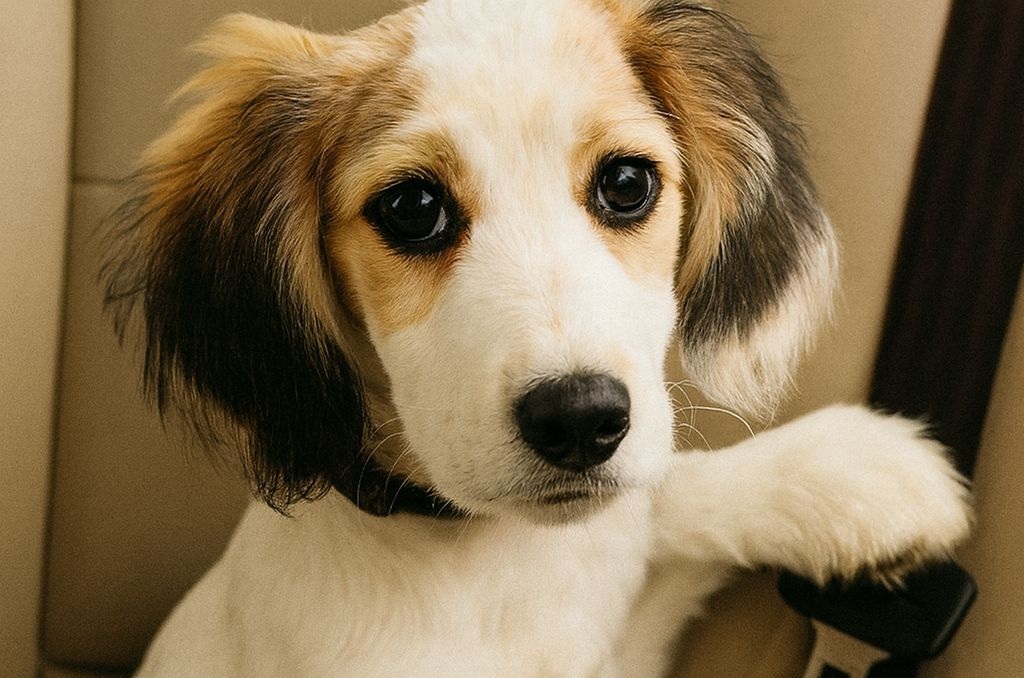 Trovato solo in una strada di campagna, oggi Milo conosce l’amore e la libertà. Ogni viaggio è per lui un promemoria: non sarà mai più abbandonato.