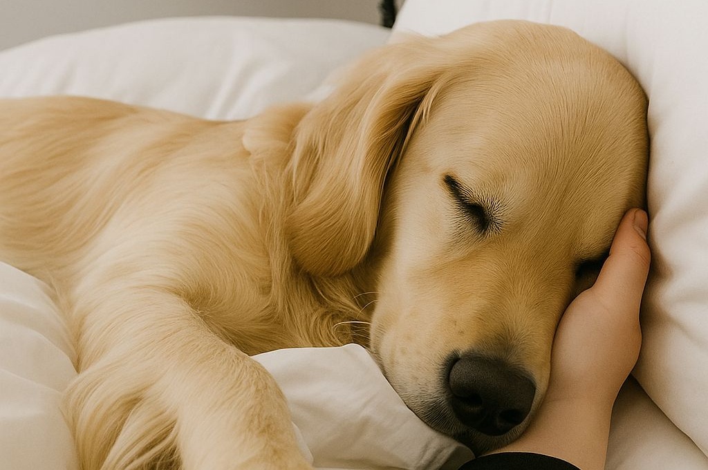 Un cane di famiglia è morto questa mattina tra le braccia dei suoi proprietari dopo un improvviso peggioramento legato a una grave insufficienza epatica.