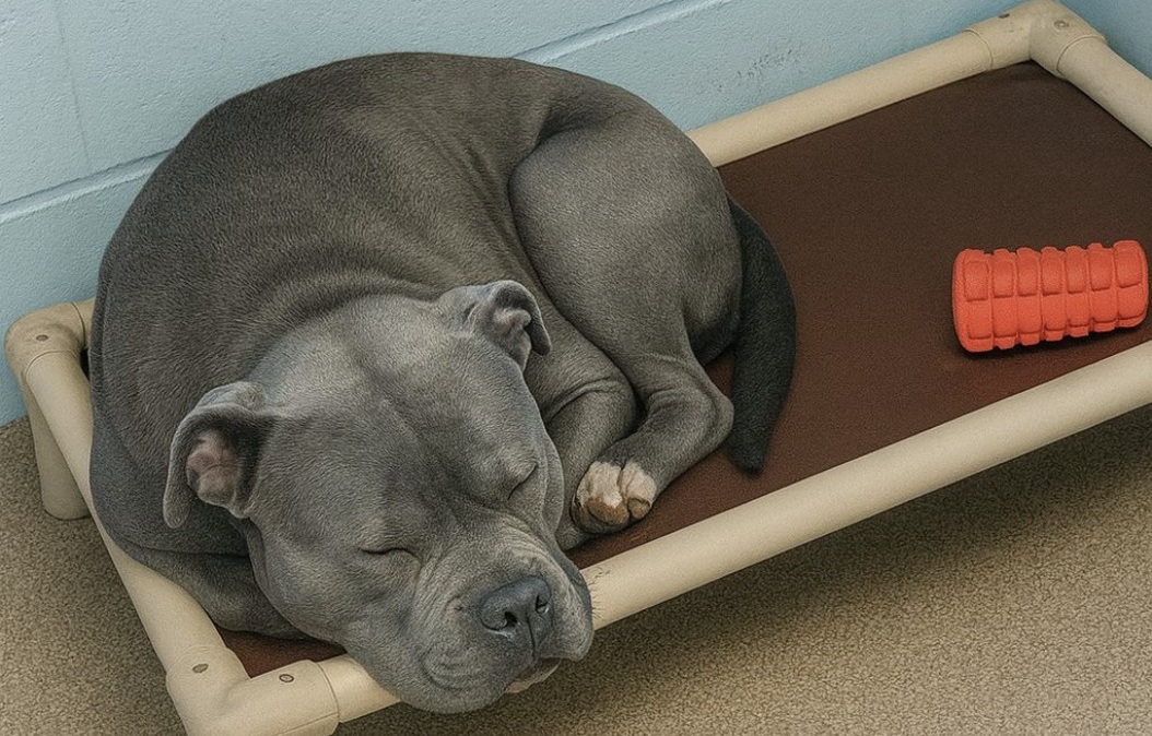 Una famiglia arriva in un rifugio per donare gli oggetti del pitbull Diesel, ma un incontro inaspettato con un altro cane cambia tutto in pochi istanti.