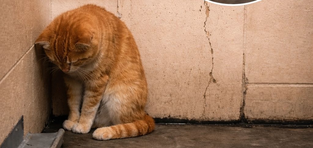 In un rifugio una gatta rimane immobile e smette di mangiare: nel collare viene scoperto un messaggio della proprietaria malata che spiega l’abbandono forzato.