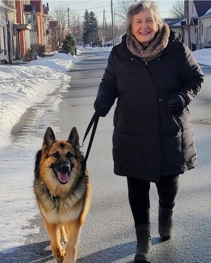 Una donna di 74 anni decide di adottare un pastore tedesco abbandonato e destinato alla soppressione: oggi Hunter ha una nuova vita.