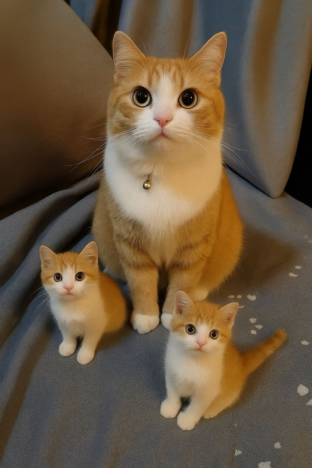 Una gatta trovata esausta vicino a un bosco con due cuccioli viene soccorsa e accolta in casa. Dopo giorni di diffidenza, inizia ad adattarsi al nuovo ambiente.