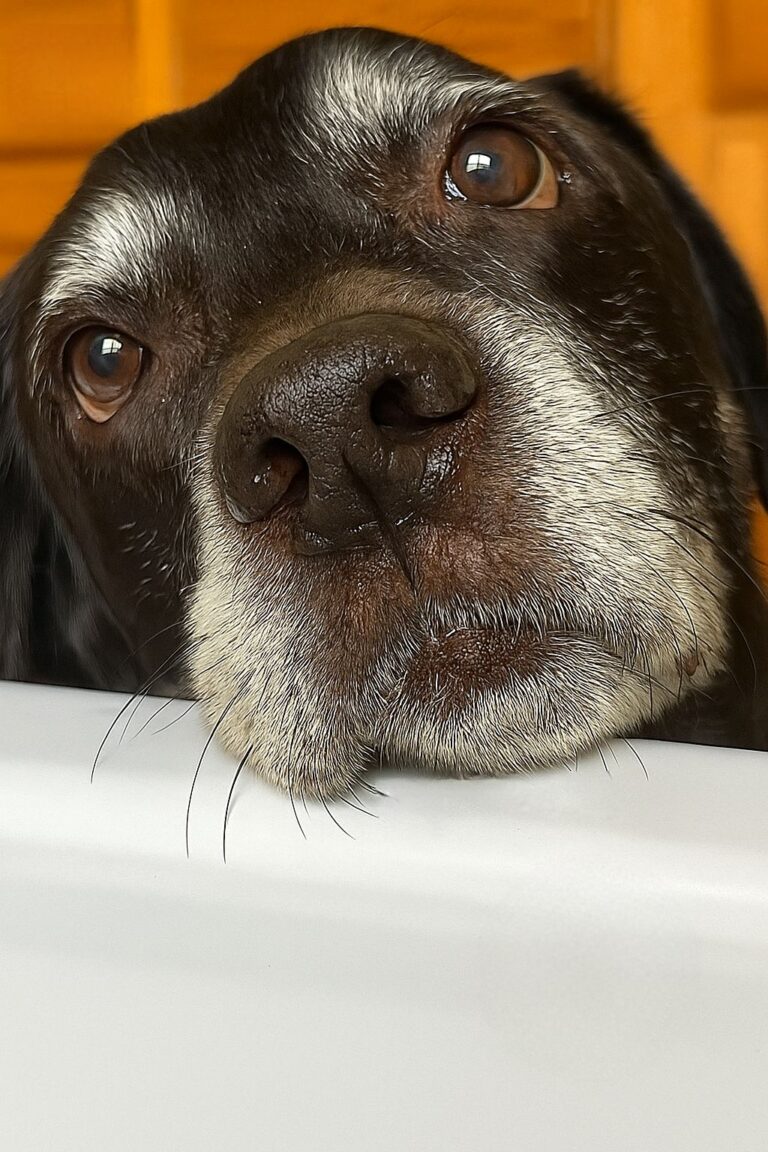 Un cane di tredici anni affetto da tumore viene accompagnato nel suo ultimo momento dalla famiglia. Il figlio della coppia offre una riflessione che colpisce il veterinario.