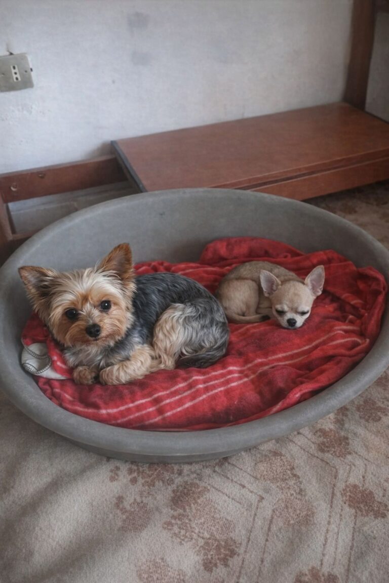 Due cani inseparabili rischiano il rifugio dopo il ricovero della proprietaria. Una famiglia decide di accoglierli insieme, evitando la separazione.