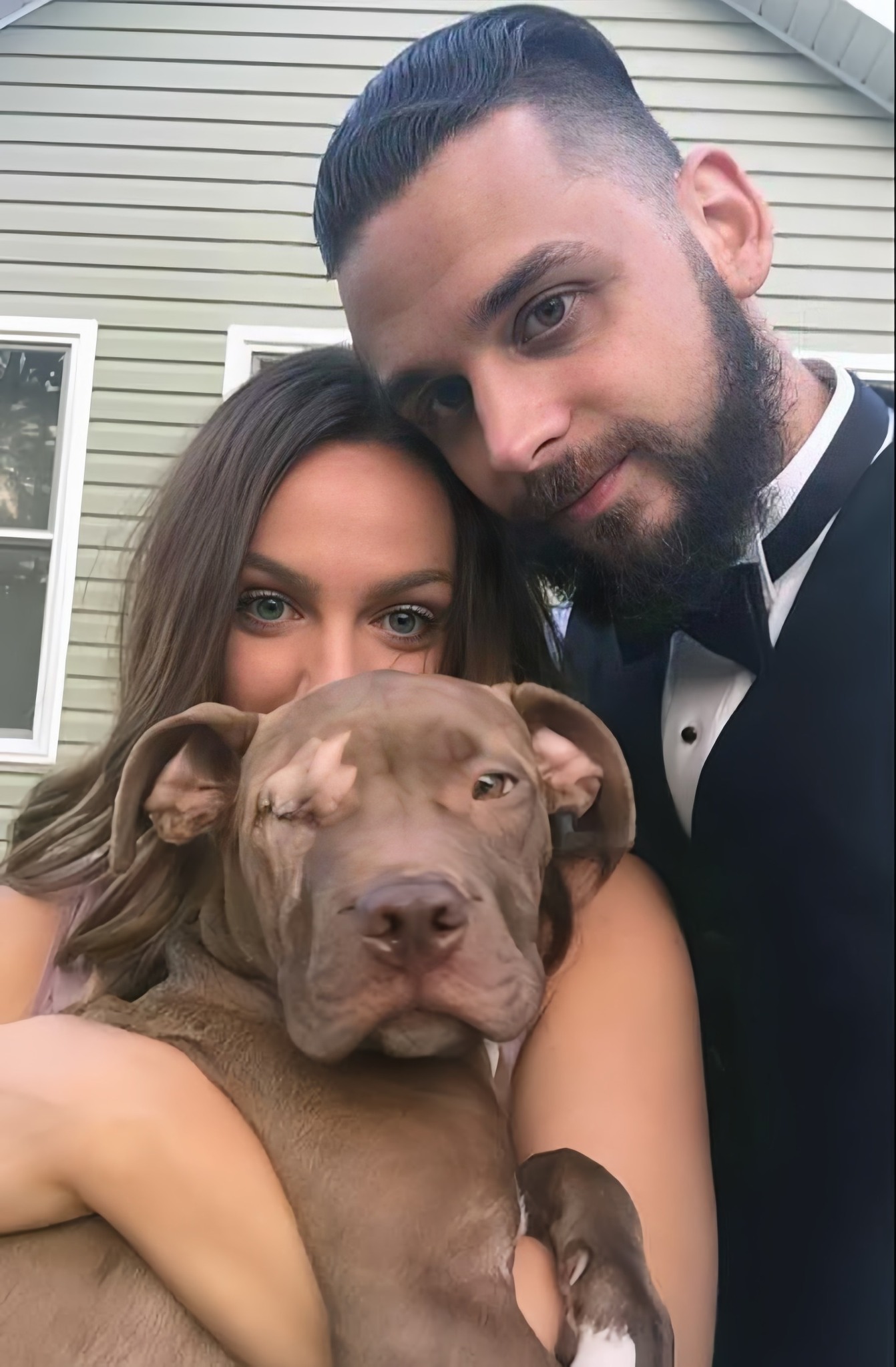 Un cane rimasto senza un occhio dopo un’infezione non curata ha trovato casa e oggi accompagna un bambino nei momenti difficili.