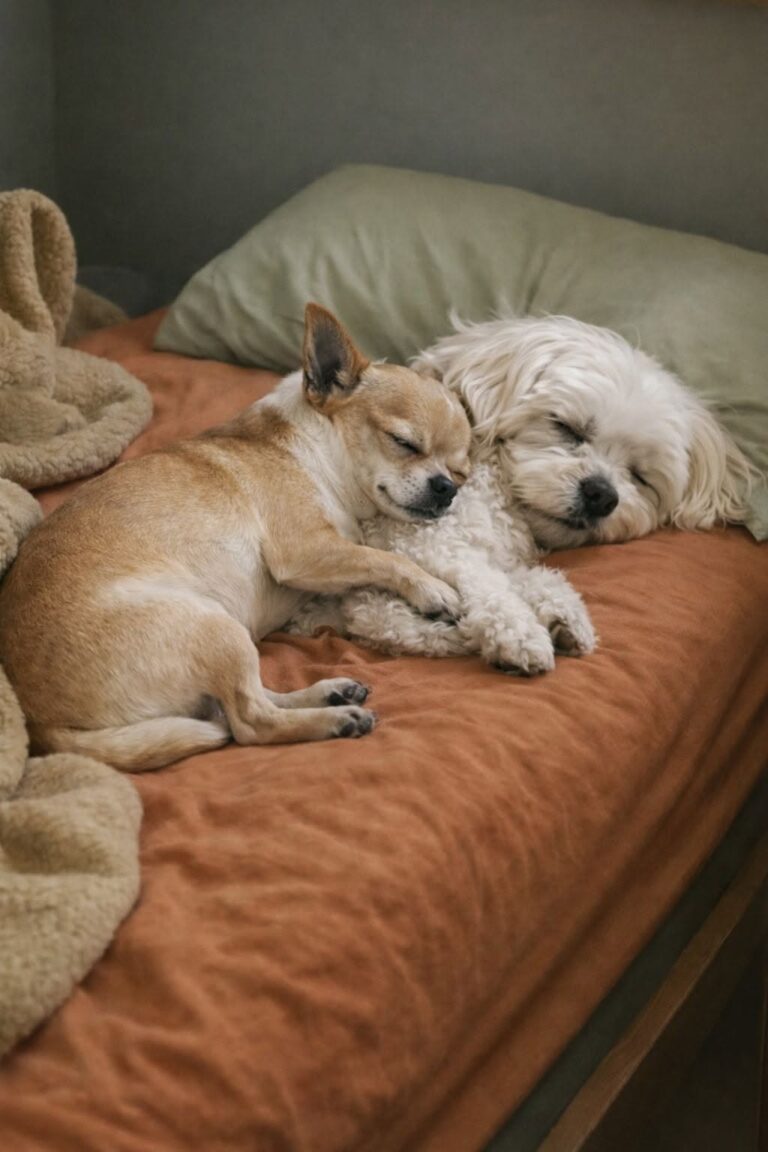 Un ultimatum sulla presenza dei due cani nel letto ha portato alla fine della relazione senza possibilità di mediazione.