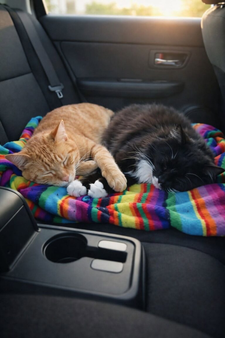 Due gattini arrivati insieme dalla strada vivevano nella Gabbia 17 e andavano nel panico quando venivano separati.