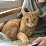 Milano, gatto della biblioteca sale sulle ginocchia di un bambino autistico