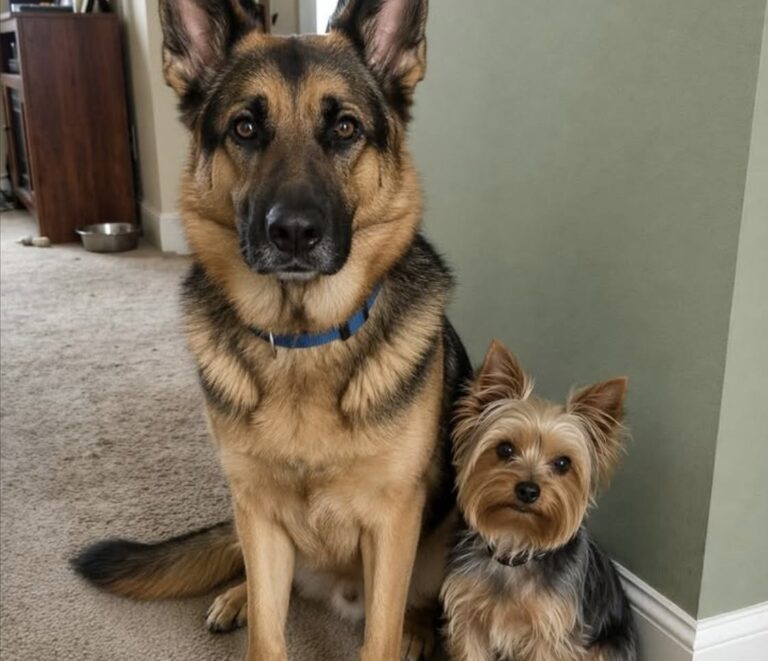 Vanno al rifugio per adottare un cane, ma il pastore tedesco non vuole lasciare la yorkshire Una famiglia voleva adottare un solo cane, ma al rifugio ha scoperto il legame inseparabile tra un pastore tedesco e una yorkshire. Erano entrati nel rifugio con un’idea precisa: adottare un solo cane. Il pastore tedesco sembrava perfetto. Era tranquillo, affettuoso, compatibile con ciò che la famiglia stava cercando. Ma ogni volta che qualcuno provava ad accompagnarlo lontano, lui si fermava e tornava indietro. Il suo sguardo cercava sempre lo stesso punto della stanza. In un angolo c’era una piccola yorkshire, agitata e silenziosa, che lo osservava senza muoversi. All’inizio quel comportamento sembrò casuale. Poi lo staff spiegò che i due cani erano arrivati insieme, dopo essere stati trovati per strada. Il pastore tedesco e la yorkshire trovati insieme Da quando erano entrati nel rifugio, il pastore tedesco e la yorkshire avevano mostrato un legame molto forte. Lui non mangiava se lei non era vicina. Lei non si spostava se lui non restava accanto. Due caratteri diversi, due taglie opposte, ma una dipendenza reciproca evidente. La famiglia, inizialmente orientata ad adottare solo il pastore tedesco, provò ancora a guidarlo con calma. Nessuno voleva forzarlo, ma l’obiettivo sembrava ormai deciso. Fu in quel momento che il cane rese chiaro ciò che per lui era impossibile accettare. Si sedette di colpo e si rifiutò di fare un passo in più. Non tirò soltanto verso l’angolo della stanza. Rimase fermo, guardando le persone davanti a lui come se gli stessero chiedendo di separarsi da qualcosa di essenziale. Al rifugio la scelta cambia davanti a quel legame Quella reazione cambiò tutto. La famiglia capì che non stava scegliendo soltanto un cane da portare a casa. Stava decidendo anche il destino di un legame nato prima dell’arrivo al rifugio e sopravvissuto alla strada. A quel punto la scelta fu diversa. Dopo essersi guardati, i futuri adottanti dissero: “Li prendiamo tutti e due.” La decisione permise ai due cani di restare insieme. Quando la porta venne aperta, la piccola yorkshire corse subito verso il pastore tedesco e si strinse al suo fianco. Per la prima volta, entrambi iniziarono a scodinzolare nello stesso momento. Una nuova casa per due cani inseparabili L’adozione non ha dato una casa soltanto al pastore tedesco. Ha evitato anche la separazione dalla yorkshire, che con lui aveva condiviso la strada, l’arrivo nel rifugio e l’attesa di una nuova famiglia. La loro storia mostra quanto i legami tra animali possano diventare determinanti nel percorso di adozione. In alcuni casi non basta valutare un singolo cane, il suo carattere o la sua compatibilità con una casa. Bisogna osservare anche ciò che lo tiene stabile, ciò che lo rassicura, ciò che gli permette di affrontare un cambiamento. Oggi i due cani non condividono più soltanto uno spazio provvisorio. Vivono nella stessa casa e continuano a restare vicini. La famiglia era arrivata pensando di adottarne uno. È uscita dal rifugio con entrambi, dopo aver capito che separarli avrebbe significato spezzare l’unica certezza rimasta loro.