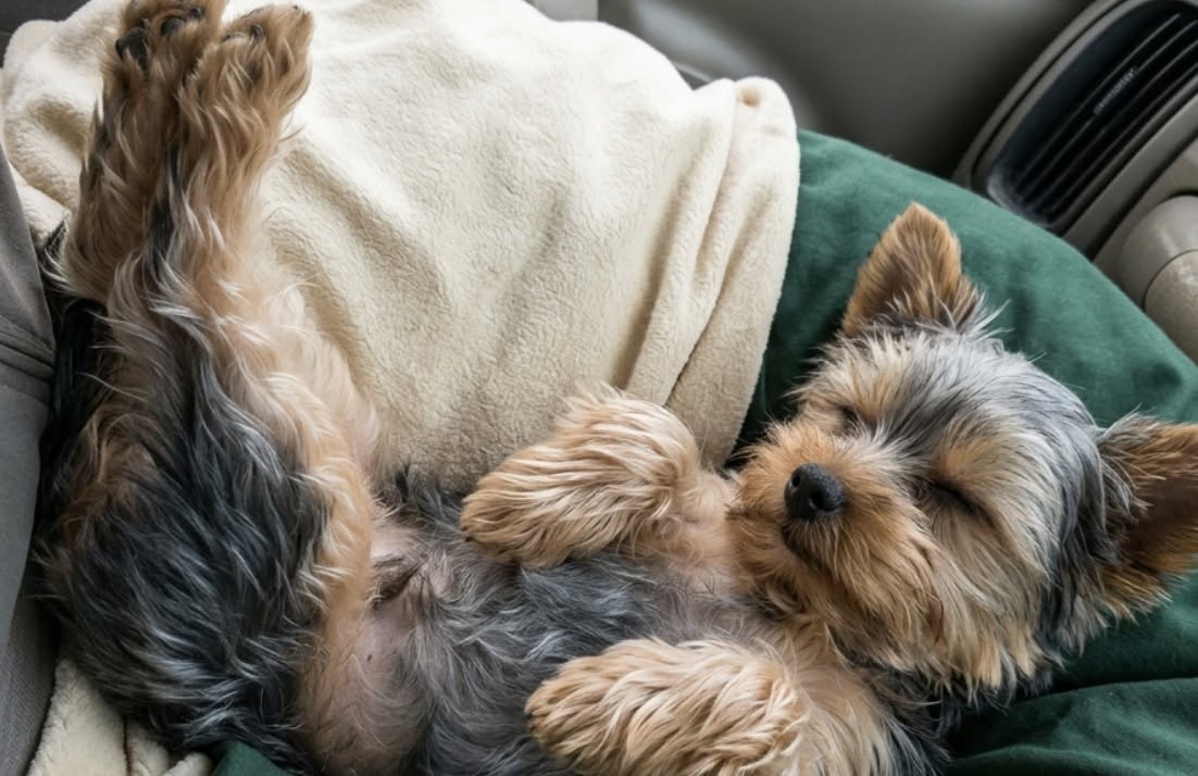 Ignorato perché poco vivace, il cucciolo si è avvicinato senza esitazioni alla coppia che ha poi deciso di adottarlo.