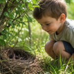 Il bambino restituì il nido caduto e cambiò il gesto degli adulti